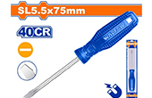 Công cụ đồ nghề WADFOW | Tua vít dẹp SL5.5x75mm WADFOW WSD3953