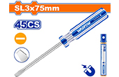 Tua vít dẹp SL3x75mm WADFOW WSD5933