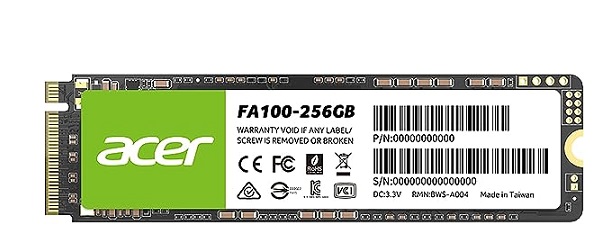 Ổ cứng SSD ACER FA100-256GB