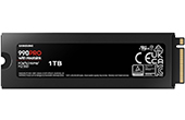 Ổ cứng SSD SAMSUNG | Ổ cứng SSD 990 PRO Heatsink PCIe 4.0 NVMe 1TB SAMSUNG MZ-V9P1T0CW