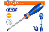 Tua vít dẹp SL3x75mm WADFOW WSD1233