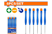 Bộ 6 tua vít chính xác 50mm WADFOW WSS2B06