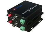 Video Converter GNETCOM | Bộ chuyển đổi Video quang 1 kênh GNETCOM HL-1V1D-20T/R 1080P RS 485/PTZ