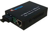 Media Converter GNETCOM | Bộ chuyển đổi quang điện 10/100Mbps GNETCOM GNC-1211S-20
