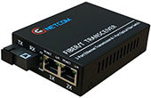 Media Converter GNETCOM | Bộ chuyển đổi quang điện 10/100/1000Mbps GNETCOM GNC-2112S-20A/B