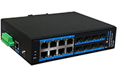 Media Converter GNETCOM | 8-port Gigabit PoE + 8G SFP Managed Industrial Switch GNETCOM G-IES88GS-M-SFP