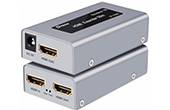 HDMI Fiber Converter DTECH | Bộ kéo dài HDMI qua cáp mạng 50/60M DTECH DT-7009C