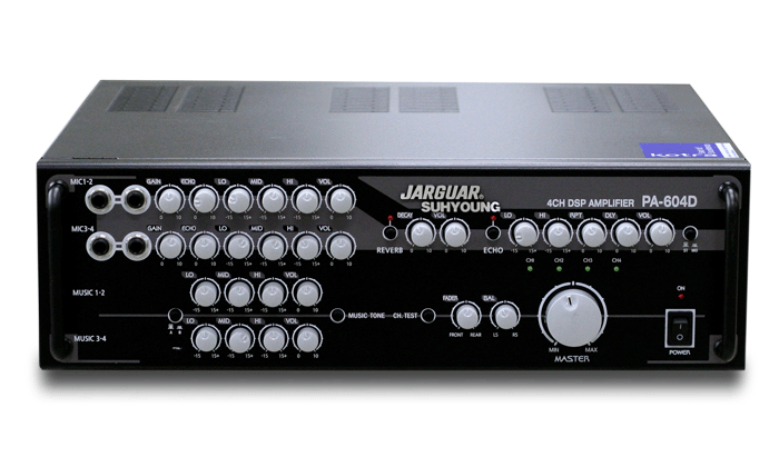 Digital Stereo Mixing Amplifier JARGUAR PA-604D