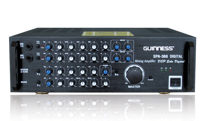 Stereo Mixing Amplifier GUINNESS SPA-360 DIGITAL Stereo Mixing Amplifier GUINNESS SPA-360 DIGITAL