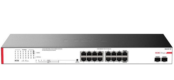 18-Port Gigabit Ethernet Unmanaged PoE Switch H3C Magic BS218F-HP