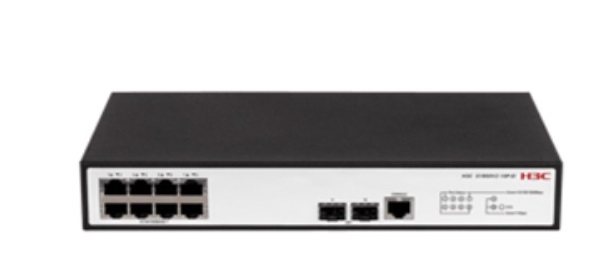 8-Port GE + 2-Port 1000Base-X SFP Managed Layer 2 Switch H3C S1850V2-10P-EI