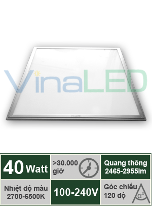 Đèn LED gắn trần tấm 40W VinaLED PL-E40S