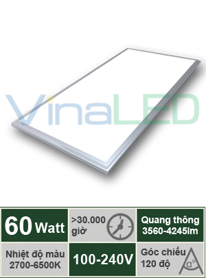 Đèn LED gắn trần tấm 60W VinaLED PL-G60S