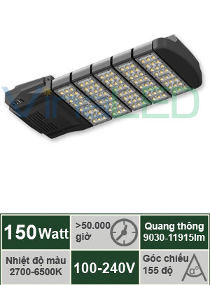 Đèn đường LED 150W VinaLED ST-B150H