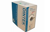 Cáp-phụ kiện Dintek | Cáp mạng Dintek CAT.6 UTP (1101-04005CH, 100 mét/thùng)