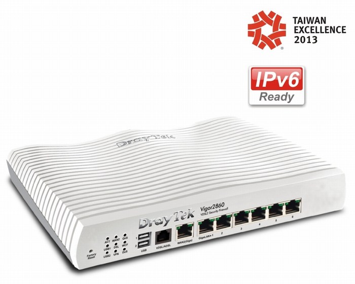 VDSL/ADSL2+ Load Balancing Router Vigor2860