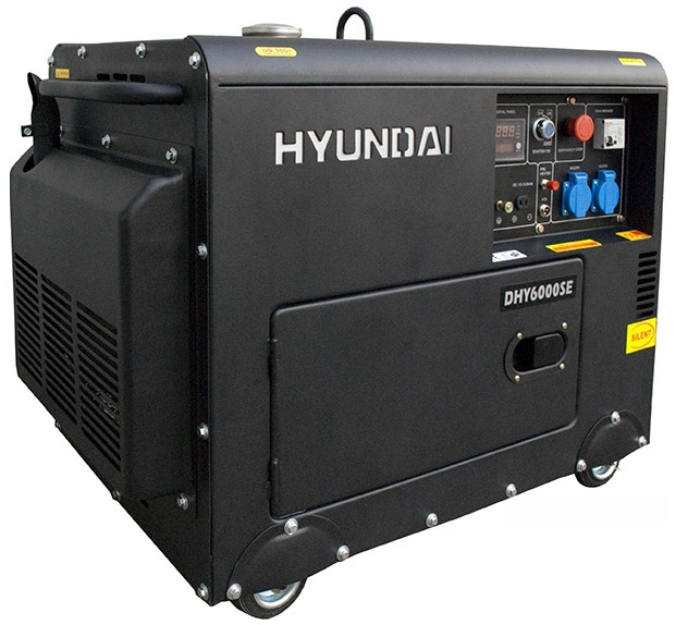 Máy phát điện chạy dầu Diesel Hyundai DHY6000SE-3