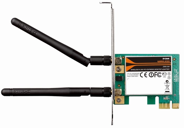 Wireless N300 PCI Express Adapter D-LINK DWA-548 