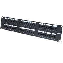Patch panel 48-port Unshielded VIVANCO CAT.6 VCCPUF6482