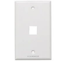 1-port Faceplate (A-Format) VIVANCO VCA171