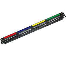 Patch panel 24 port CAT.6 19 inch Dintek (1402-04011)