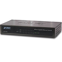 8 Port 10/100/1000Mbps Gigabit Ethernet Switch PLANET GSD-803