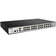 24-Port GE Stackable Managed Switch D-Link DGS-3630-28TC