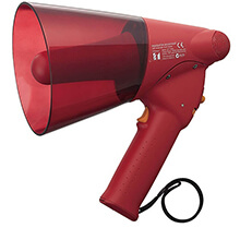 Loa phóng thanh cầm tay chống nước với còi báo động 6W TOA ER-1206S