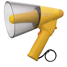 Loa phóng thanh cầm tay chống nước với còi báo hú 6W TOA ER-1206W