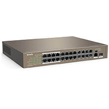 24-port 10/100Mbps PoE Switch TENDA TEF1126P-24-250W