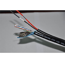 Cáp mạng HDPRO CAT5e FTP + 2C Copper Outdoor