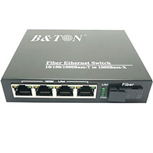 Chuyển đổi Quang-Điện Media Converter Unmanaged Fiber Switch BTON BT-914GS-20