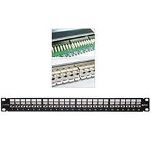 Patch panel 24-port Shielded VIVANCO CAT6 (VCCPSF6241)