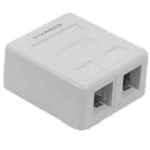 2-Port Surface Box VIVANCO VCB221