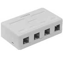 4-Port Surface Box VIVANCO VCB241