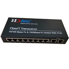 8-Port 100M + 2-Port Uplink 100M PoE Switch HDTEC