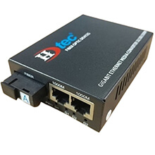 Converter Quang HDTEC Converter Quang 2 cổng RJ45 1G