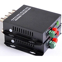 Bộ chuyển đổi Quang HDTEC Video Converter 4 Port BNC + RS485 Data
