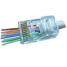 Đầu nối RJ45 Cat.6 dạng xuyên thấu DINTEK (1501-88060)
