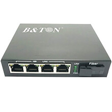 Chuyển đổi Quang-Điện Media Converter Unmanaged Fiber Switch BTON BT-914SM-20A