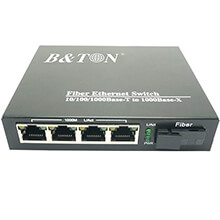 Chuyển đổi Quang-Điện Media Converter Unmanaged Fiber Switch BTON BT-914GS-20A