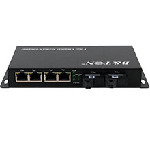Chuyển đổi Quang-Điện Media Converter Unmanaged Fiber Switch BTON BT-924GS-20
