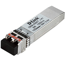10GBASE-ER (Duplex LC) Single-mode SFP+ Transceiver D-Link DEM-433XT