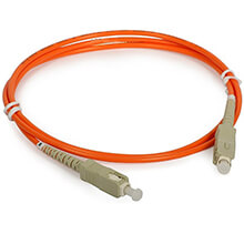 SC-SC OM3 50/125 Multimode Simplex Fibre Patch Cable VIVANCO VCFCSCSPM3LS3