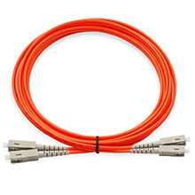 SC-SC OM3 50/125 Multimode Duplex Fibre Patch Cable VIVANCO VCFCSCDPM3LS3