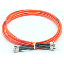 ST/UPC-ST/UPC OM1 Multimode Duplex Fibre Patch Cable VIVANCO VCFCSTDUM1LS5