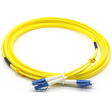 LC-LC OS2 9/125 OS2 Single Mode Duplex Fibre Patch Cable VIVANCO VCFCLCDPS2LS15