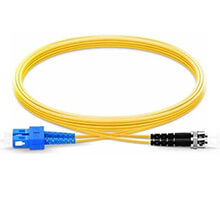 SC/PC-ST/PC OS2 Single Mode Duplex Fibre Patch Cable VIVANCO VCFCTCDPS2LS3