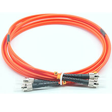 ST/PC-ST/PC OM3 Multimode Duplex Fibre Patch Cable VIVANCO VCFCSTDPM3LS3