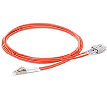 SC/PC-LC/PC OM1 Multimode Duplex Fibre Patch Cable VIVANCO VCFCCLDPM1LS3